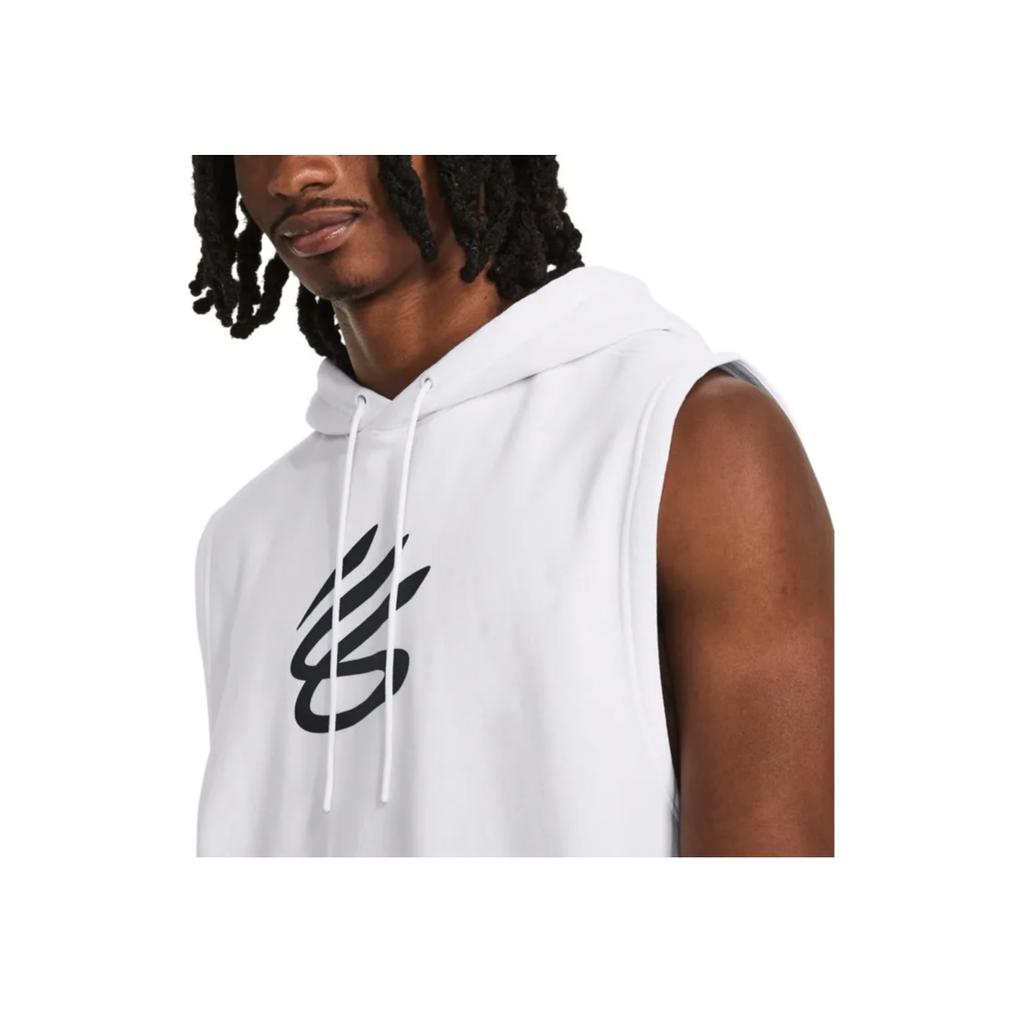 Under Armour Curry Graphic Print Breathable Sports Basketball Vest Men Vests White 1374301-101