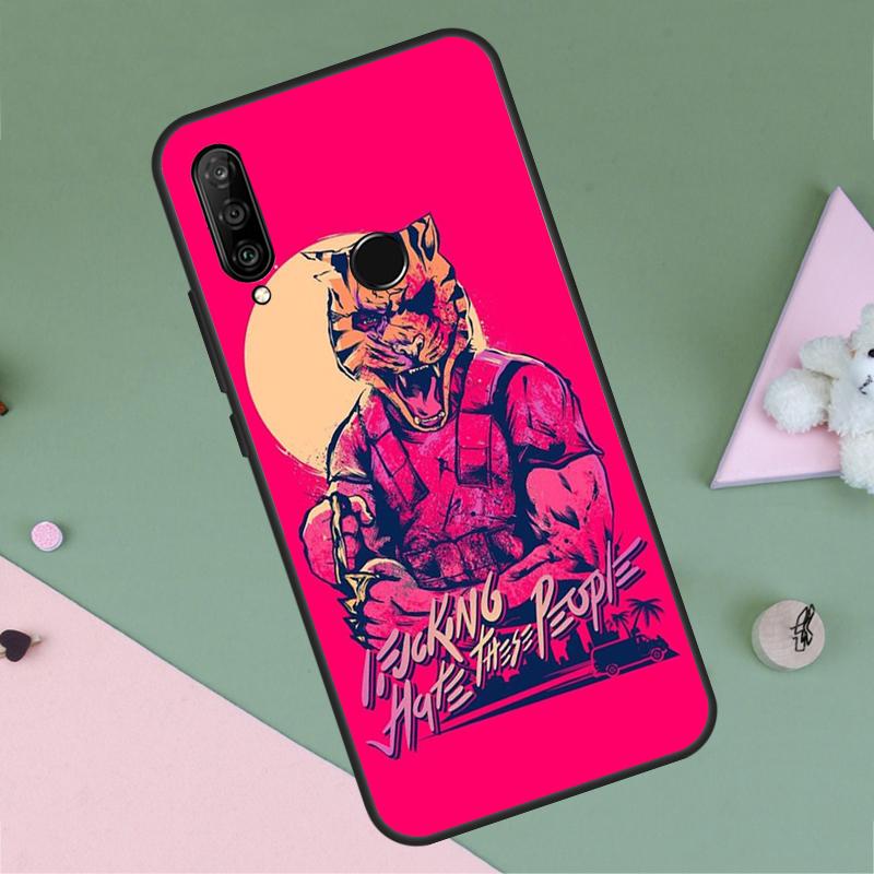 Game Hotline Miami For Huawei Nova 12i 12s 11i 8i 7i 9 10 SE Y90 Y60 Y70 Y72 Y61 Y91 P30 P40 Lite P60 Pro Case