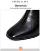 Women's British Style Soft Leather Square Toe Ankle Boots - Chunky Heel, Versatile, Comfortable, Warm, Autumn/Winter 2025.