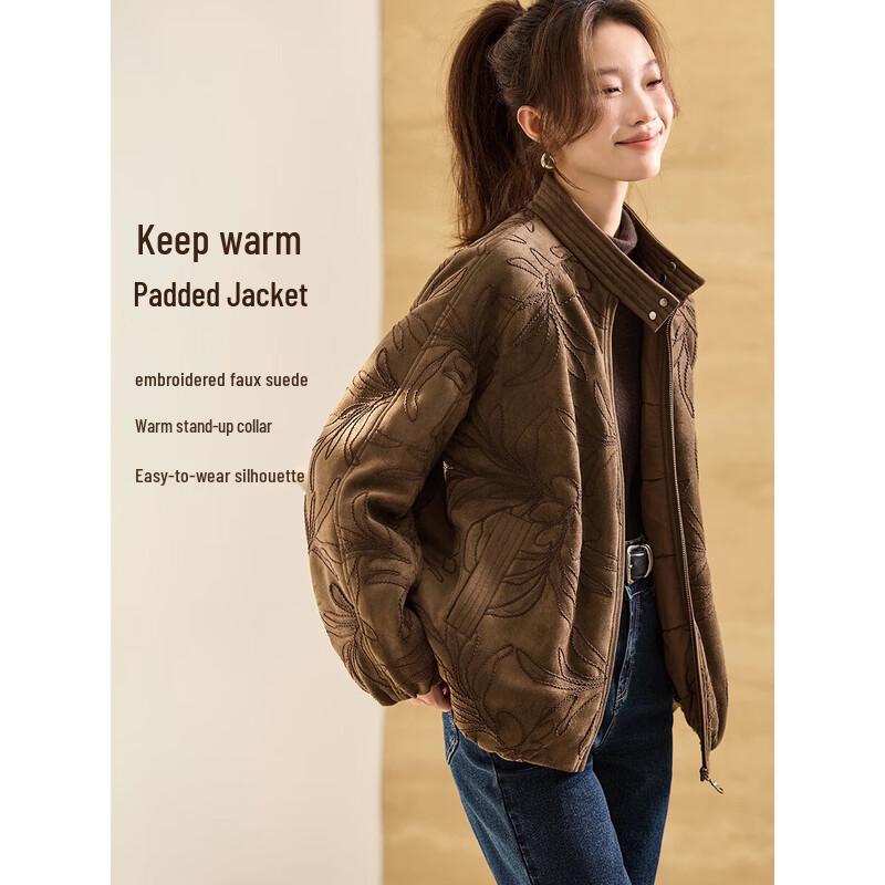 Женская укороченная клетчатая куртка Mohan Yimei M