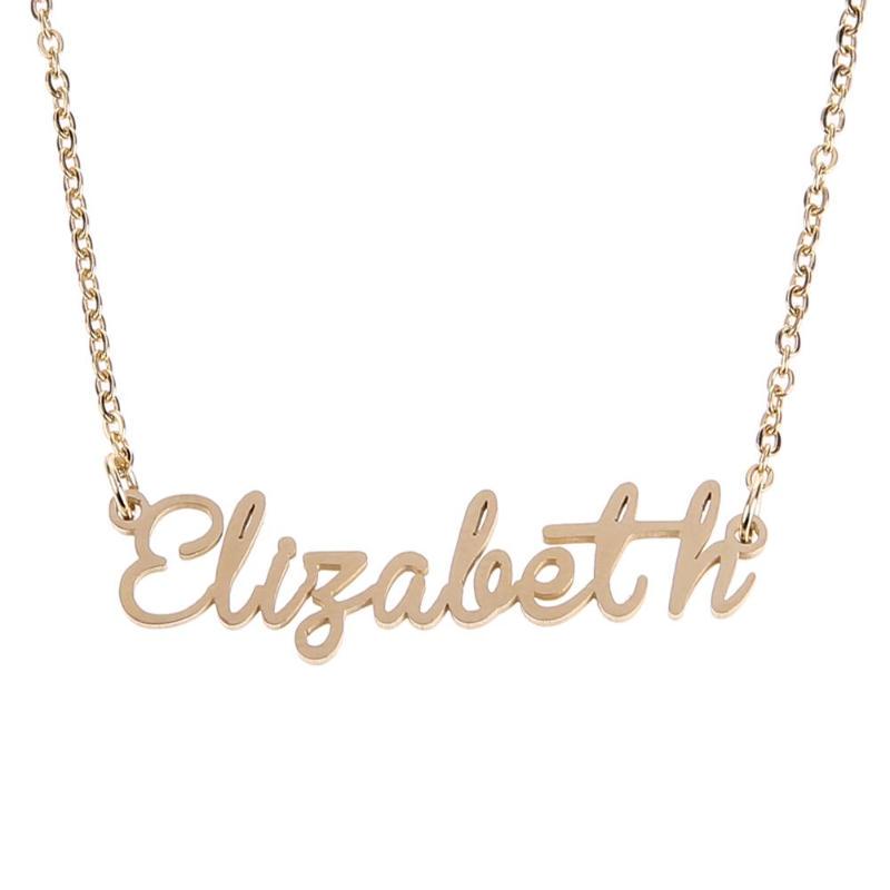 Fashion Choker Custom Name Pendant Chain Customized Nameplate Necklace Jewelry Fashion Choker Custom Name Pendant Chain Customized Nameplate Necklace Jewelry