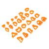 193pcs   Clay Earring Cutters   25 Shapes Clay Cutters for Key Rings Necklaces