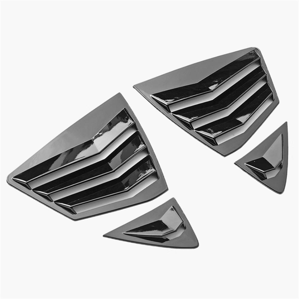 For Toyota Camry 2025 2026 Bright Black Vent Window Scoop Louver Cover Trim