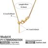 18K Gold-Plated Zircon Alphabet Pendant Necklace – Elegant European & American Style Jewelry