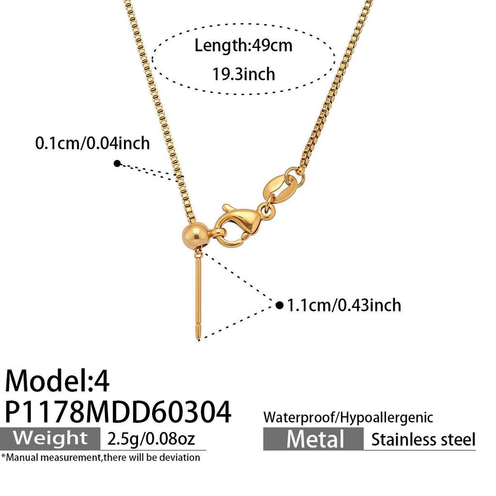 18K Gold-Plated Zircon Alphabet Pendant Necklace – Elegant European & American Style Jewelry