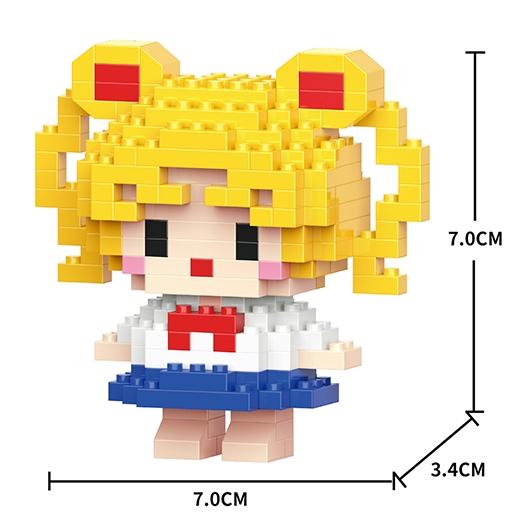 Disney Anime Prinzessin Bausteine Stitch Mickey Mouse Mini Action Spielfiguren Blöcke Spielzeug Ziegel Zusammenbauen Spielzeug Kinder Geschenke