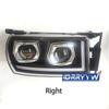 Dual-Lens LED Headlight Upgrade for Scania Truck Models G440, G400, P410