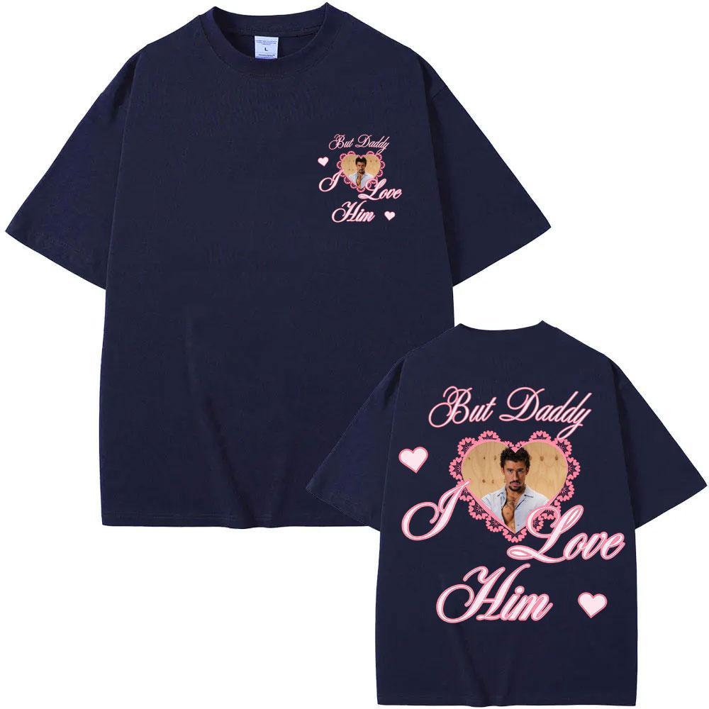 Bad Bunny But Daddy I Love Him Graphic T Shirt Fashion Vintage Unisex Women Aesthetic Tshirts Oversized Cotton Y2k Casual T Shirts