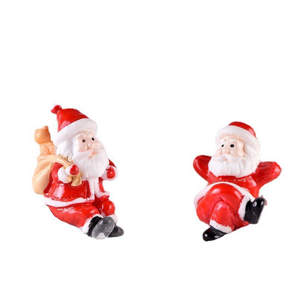 Crafts Garden Decor 1 Pcs Cute Micro Landscape Figurines Christmas Ornaments Christmas Decoration