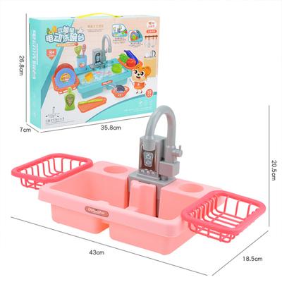 Simulation Küche Waschbecken Spielzeug Automatische Spülmaschine Mit Fließendem Wasser Pretend Rolle Spielen Spielzeug Set Für