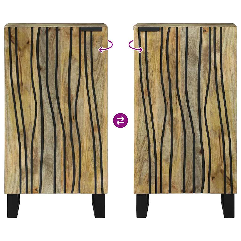 Sideboard Brown 40 x 33 x 75 cm Solid Mango Wood