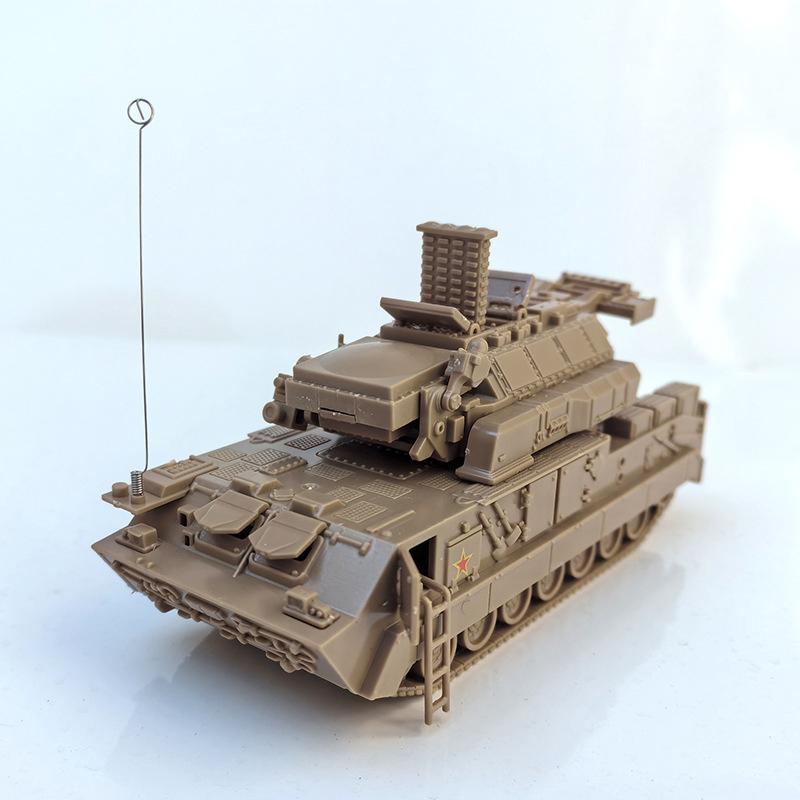 

1 Набор Военная игрушка для мальчика 4D Сборка 1/72 Китай Красное знамя 17/17A Машина ПВО Модель быстрого сбора без клея