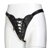 Leather Panties Sex Toys For Woman Chastity Vagina Tied Bondage Panty Queen Thong Underwear Adjust G-Strings Knicker Slave Lingi