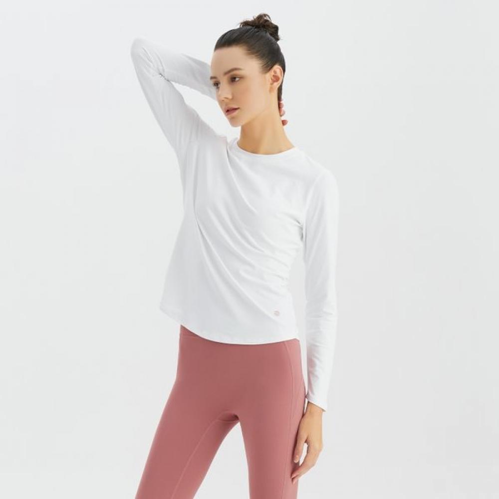 Huit Round Line Long Sleeve Tee Htwtl3k03t