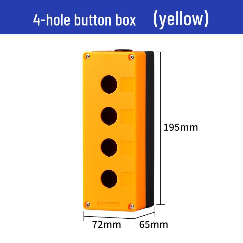 Not-Aus Staubdichte Wasserdichte Steuerbox mit Kontrollleuchte, Positionen 12345 - Taster BX1-5.