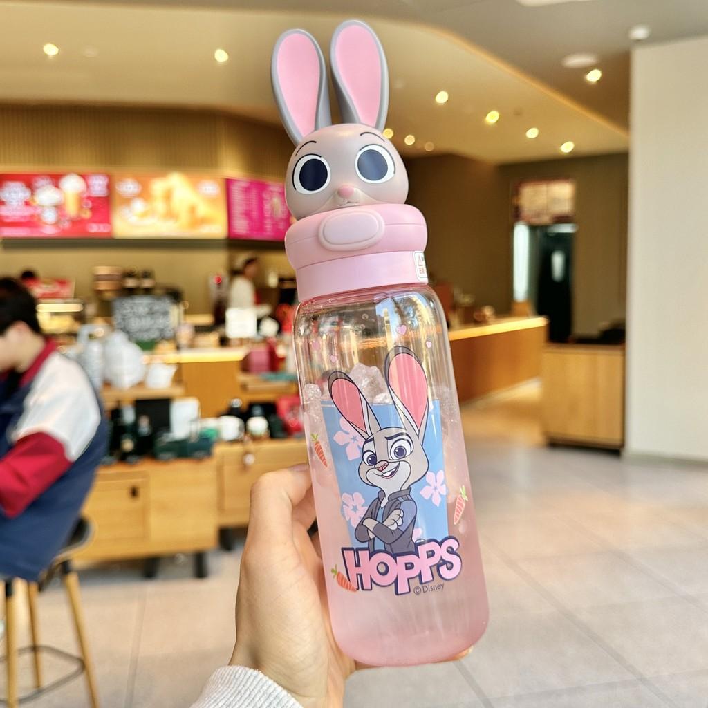 Zootopia Nick And Judy Plastic Space Cup With Locking Lid For Kids And Teens