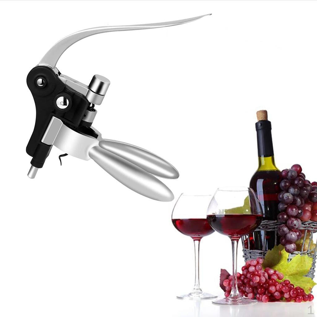 

Bottle Opener Labor Saving Stoppers Remover Removal Housewarming Tool Gift срібний