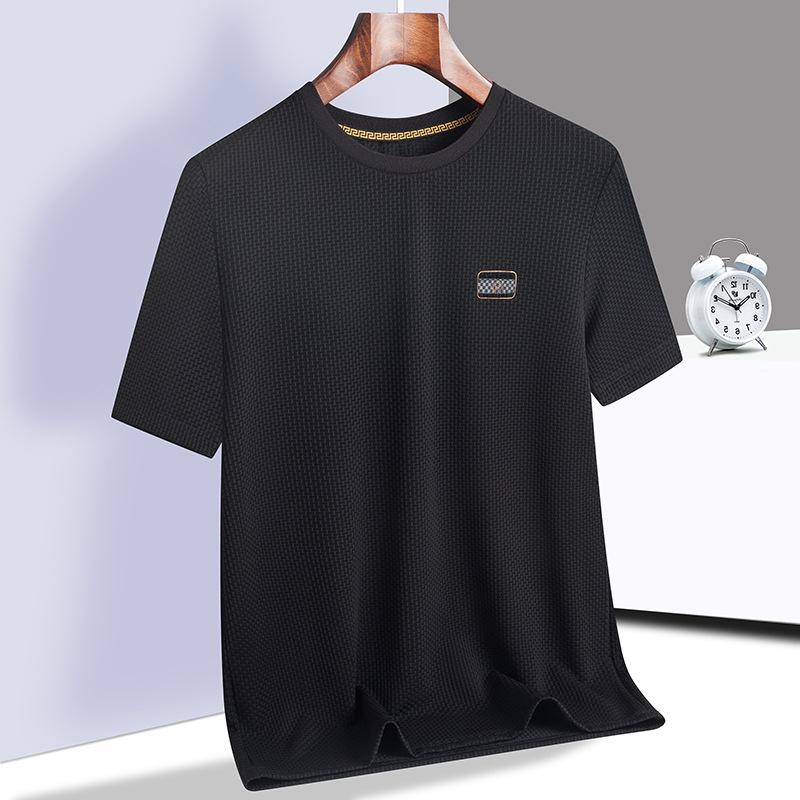 

Round Neck Men s T-shirt Straight Style Fashionable Urban Short Sleeve Summer Youth