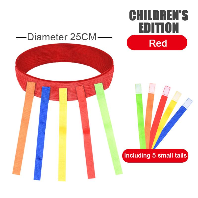Outdoor Fun Games Tail Catching Props Toy Belt Kindergarten Group Games Tail Pulling Parent-Child Team Games Skill Training