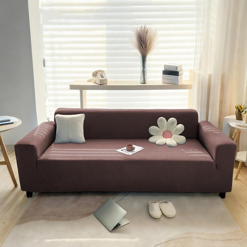 Sofa Cover Elastic For Living Room Home Stretch Slipcovers Couch Covers 3 Seater Furniture Protector For Workplace Living Room