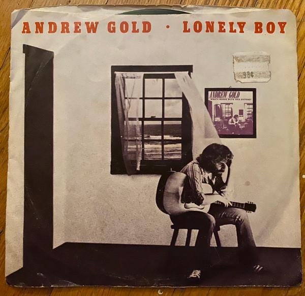 

7inch Record ANDREW GOLD - Lonely Boy E45384 Asylum Records 1976 Canada Rock Used