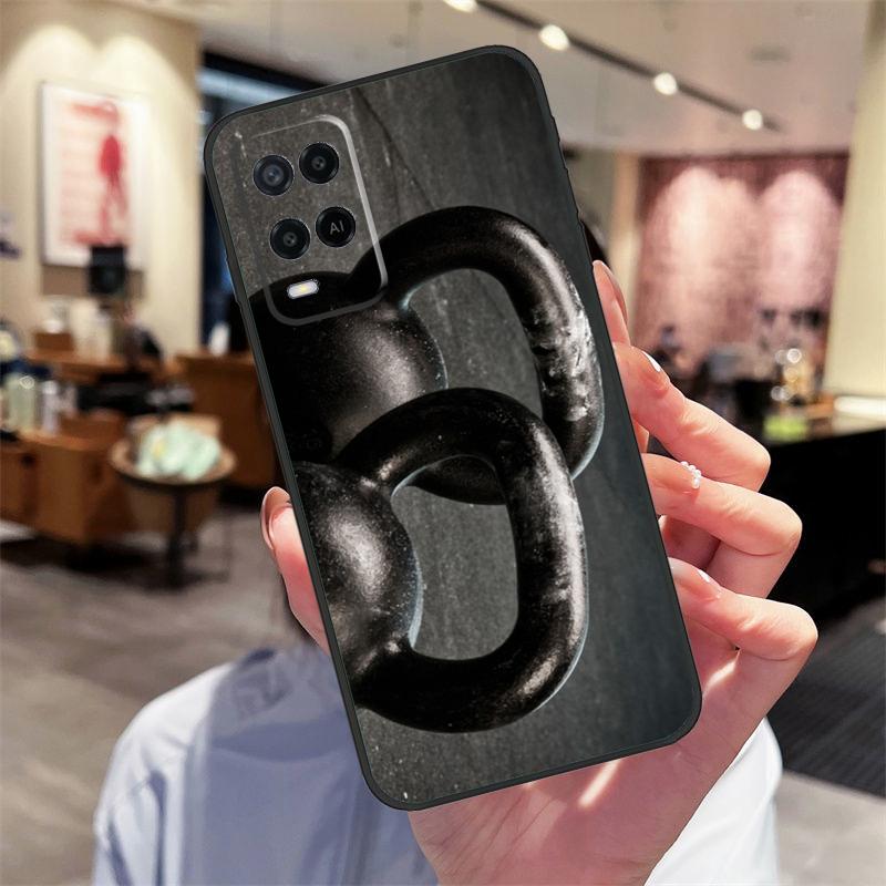 Cool Gym Fitness Cross Workout Case For Oppo A17 A77 A80 A40 A60 A98 A78 A18 A38 A58 A16 A76 A96 A74 A94 A54 A57S A15 Cover