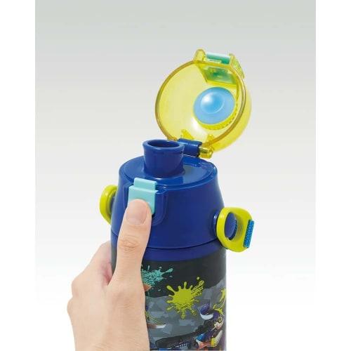 Skater Children's Stainless Steel Water Bottle Direct Drinking 580ml Splatoon 3 Child-friendly Lightweight Type Boys Cool Water Bottle Sports Bottle C