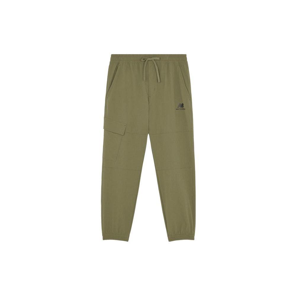 New Balance Casual Pants Men's Army Green Moderate Cuffed Pants AMP21375-OV