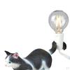 Artificial Cat Shaped Bedside Table Wall Lamp Desk Night light house Decoration Housewarming Gift