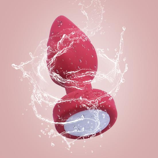 Glow-in-the-Dark Anal Vibrator with 10 Vibration Modes Night-Light Anal Masturbator Massager Adult Novelty Sex Toy