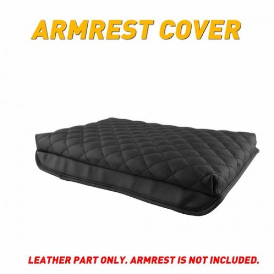 Leather Center Lid Console Armrest Cover Skin for Ford F-150 Jump Seat 2011-2014