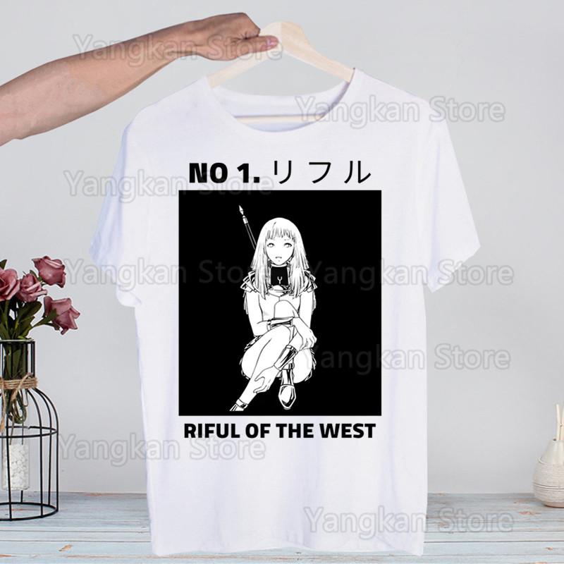 Claymore Anime Clare Miria Manga Fashion T-Shirt For Men Casual Tops Short Sleeve Waifu Men's Tshirt Cute Printing Shirt