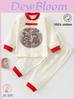 Baby Newborn Cotton Pajama Set With Breathable Fabric For Spring And Autumn Comfort