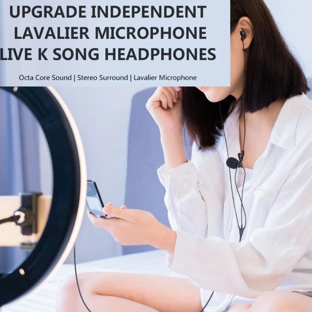 3.5mm/TypeC Earpiece Earphones HiFi Stereo Wired Headset Wired Earphone  Listen To Music