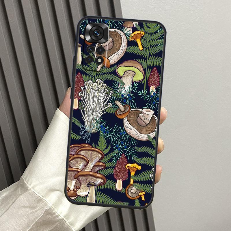Mushroom Forest Case For Xiaomi Redmi Note 10 Pro Note 11 8 9 12 Pro 11S 10S 8T Redmi 10C 12C 9C 9T Cover