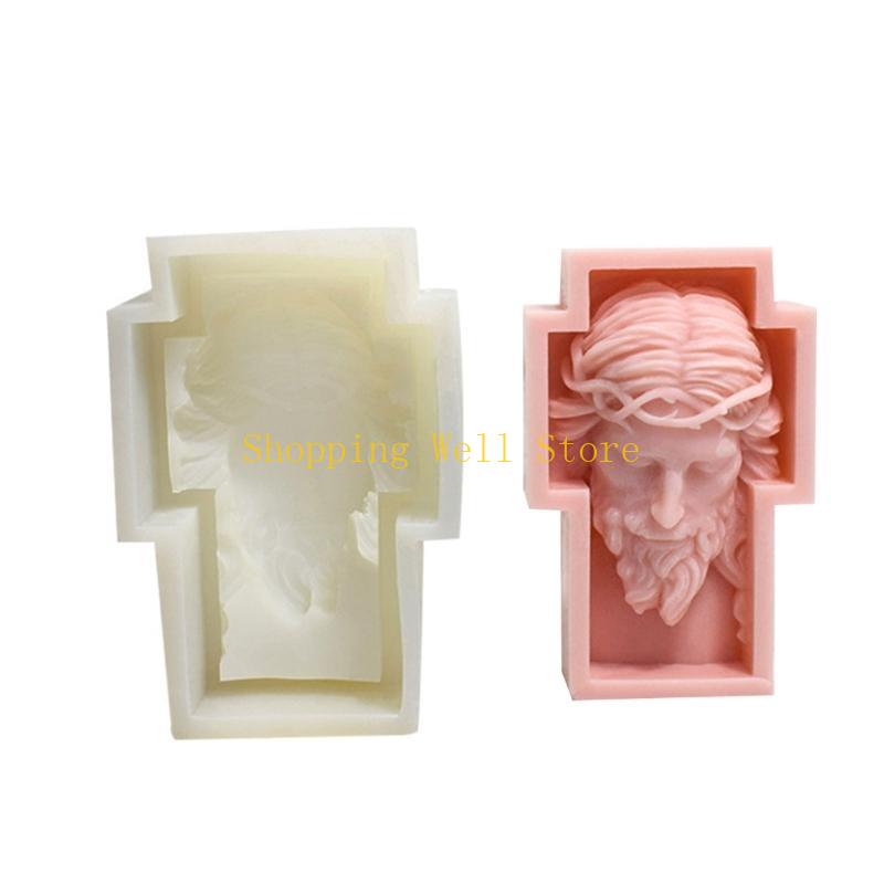 

KX4B Heat Resistant Molds Beautiful Portrait Molds for European Face Portrait Bring Creativity to Life