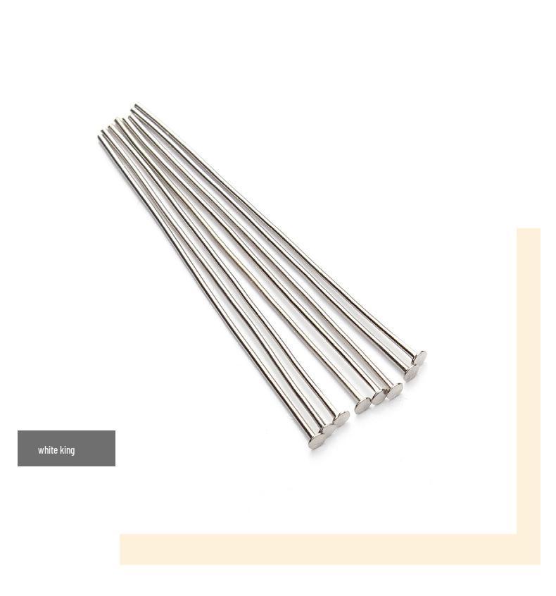 Accesorios para Hacer Joyería DIY Hecha a Mano: Alfileres Planos y de Cabeza T para Collares y Pulseras