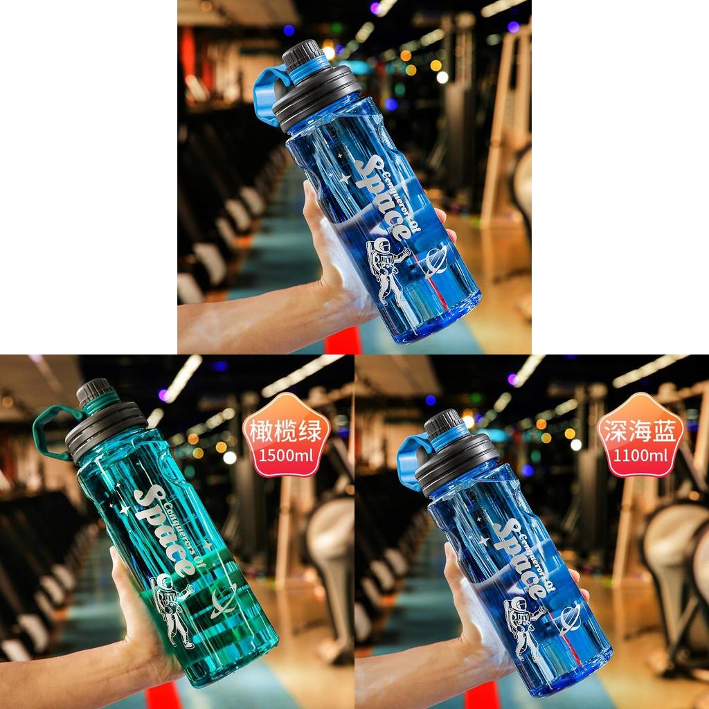 Space Cup 2000ml Plastic Sports Water Bottle With High Temperature Resistance For Adults