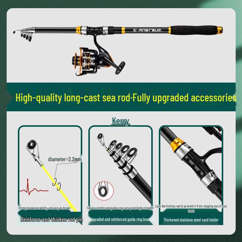 Sea Fishing Rod Set: Complete Long-Cast Gear Kit