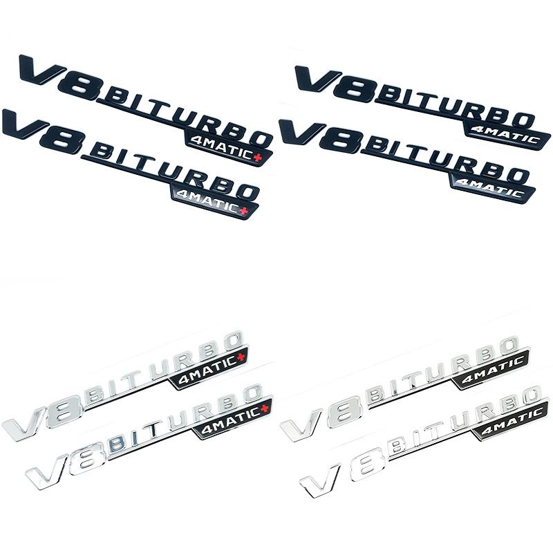 FUP1 Emblema Laterală Aripă Mașină V8 Biturbo 4matic Logo Pentru Mercedes C63S W205 E63S W213 S63 W222 GLC63S X253 GLE63S W167 Accesorii AMG