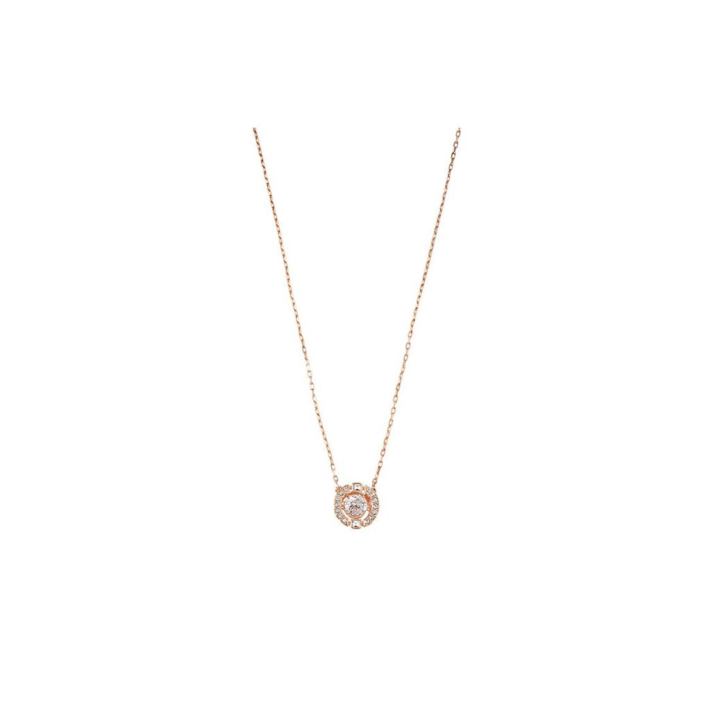Swarovski Sparkling Heart Crystal Necklace Women necklace Rose-Gold 5272364