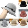 Summer Fedora Hat For Women With Breathable Polyester Knit Sun Protection Casual Beach Wear