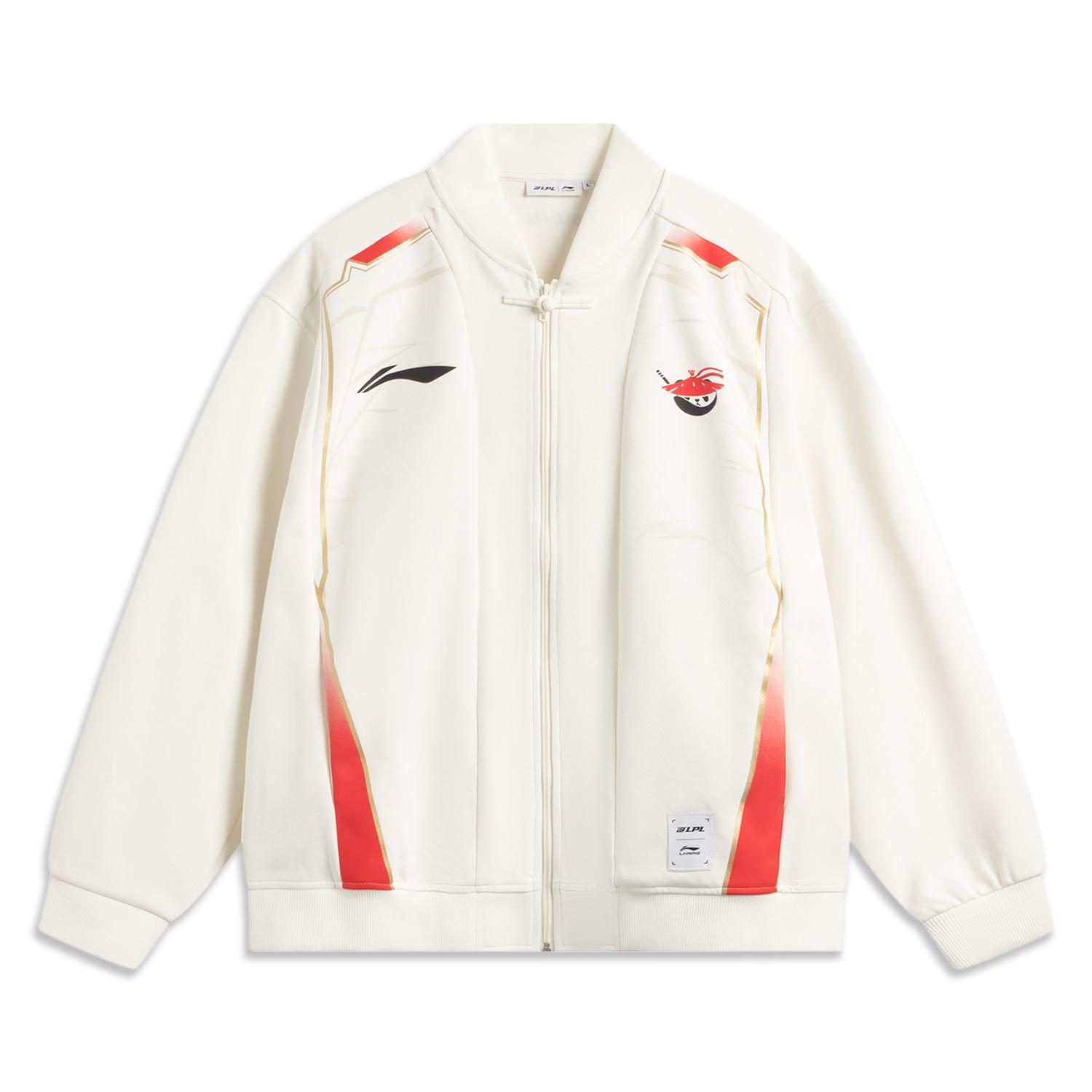 

Спортивная повседневная минималистичная куртка с цветными блоками Li Ning X LPL Collaboration Мужская куртка Молочно-белый AFDU735-1 3XL