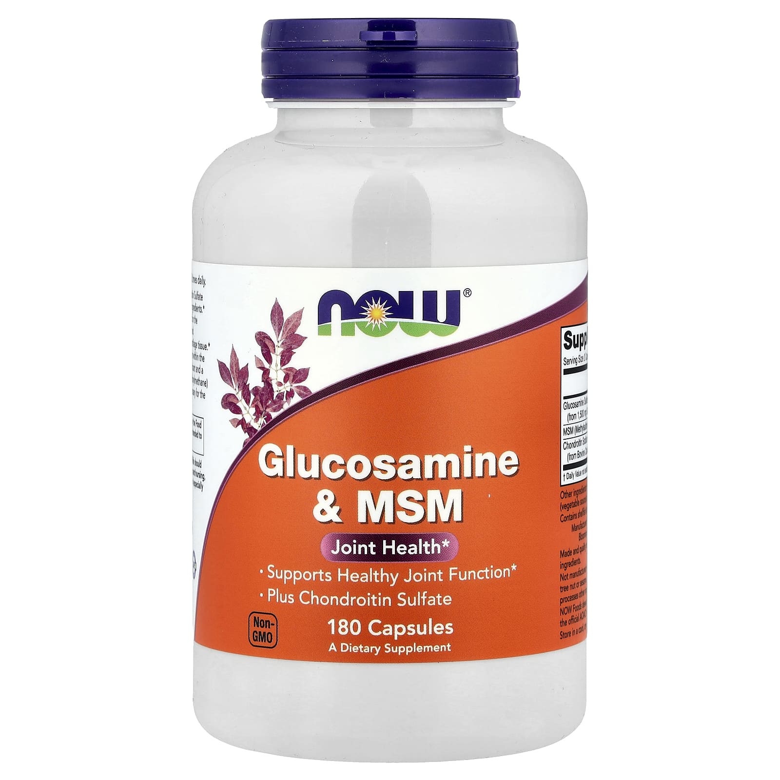 

Glucosamine & Msm, 180 Veggie Caps