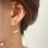 Love Earrings, Pearl Rings, Simple Temperament, Women's Small Earrings, Sweet