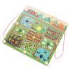Kid Magnetic Wooden Educational Maze Children Brain Training Board Game Educational Toy