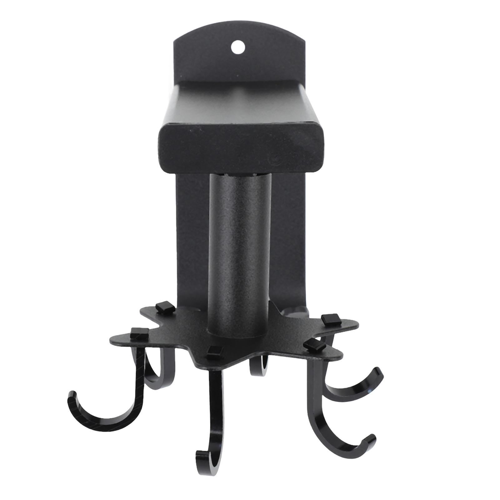 

Kitchen Utensil Hanger with 6 Hooks 360 Degree Rotatable Kitchen Hooks Utensil Rack Space Saving Utensil Organizer for чёрный