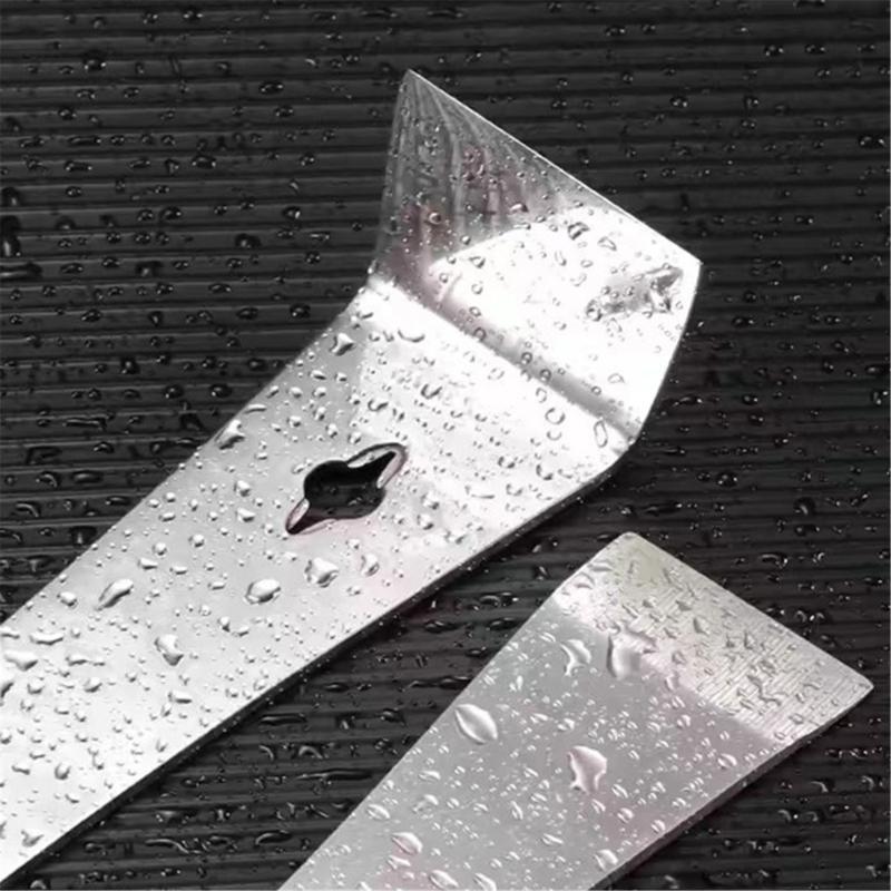 Stainless Steel Crowbars Staple Remover Scraper Automobile Disassembly Modification Metal Crowbars Woodworking Tool