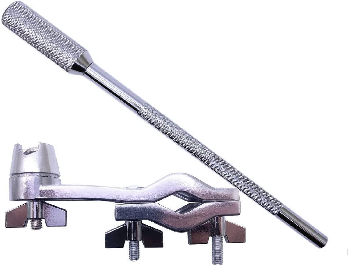 Double Rod Cowbell & Jazz Drum Cymbal Extension Clip