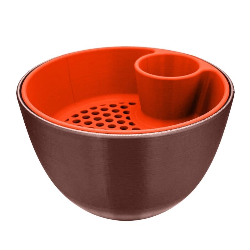 Dry Fruit Cleaner Professional Duals-Chamber Pistachios Bowl Practical Dry Fruits Cleaning Tool Kitchen Gadget